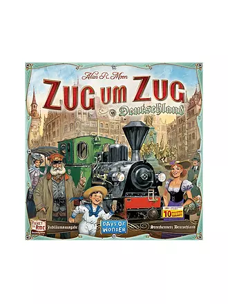 ASMODEE | Brettspiel - Zug um Zug - Deutschland | keine Farbe