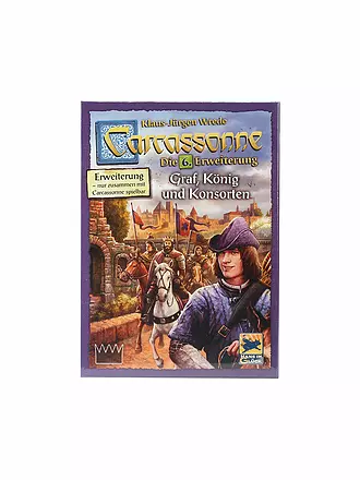 ASMODEE | Carcassonne - Graf, König und Konsorten (6. Erweiterung) | keine Farbe