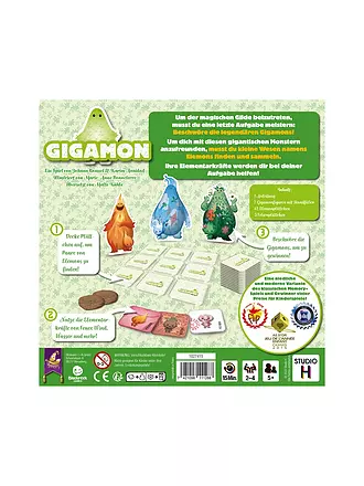 ASMODEE | Familienspiel - Gigamon | keine Farbe