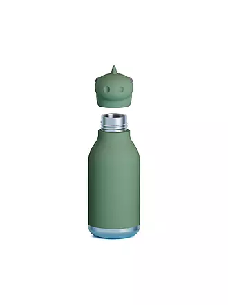ASOBU | Isolierflasche 460ml DINO oliv | mint