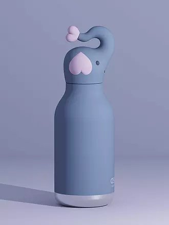 ASOBU | Isolierflasche 460ml HASE rosa | grau