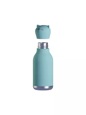 ASOBU | Isolierflasche 460ml PINGUIN grau / weiss | mint