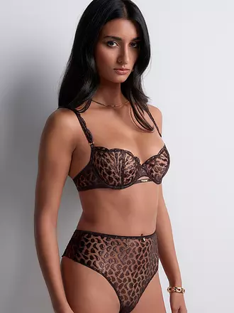 AUBADE | BH mit Bügel BH HALBSCHALE CRAZY IN LOVE satin brown | braun