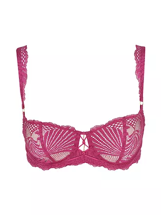 AUBADE | BH mit Halbschale RYTHM OF DESIRE radiant pink | schwarz