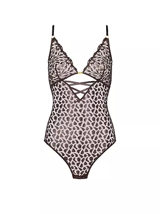 AUBADE | Body ohne Bügel CRAZY IN LOVE satin brown | braun