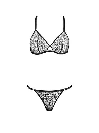 AUBADE | Bralette ohne Reifen und String BOITE A DESIRE CLOUD NINE | schwarz