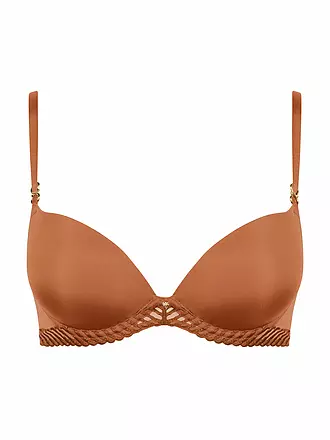 AUBADE | Push Up BH SHEER EMOTION honey | hellbraun