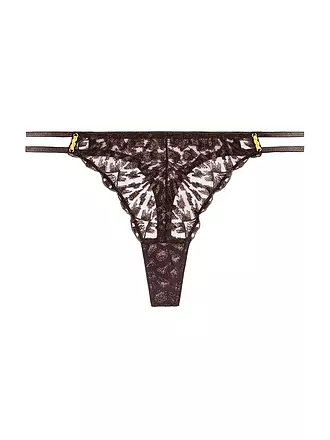 AUBADE | String CRAZY IN LOVE satin brown | braun