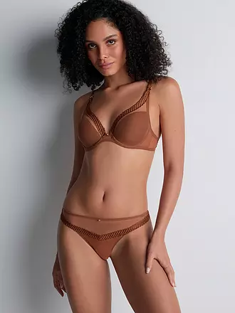 AUBADE | String SHEER EMOTION honey | hellbraun