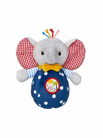 BABY GLÜCK | Steh-auf-Elefant mit Glockenspiel Babyglück | blau