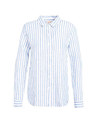 BARBOUR | Leinenhemd MARINE | weiss