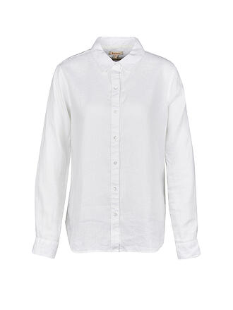 BARBOUR | Leinenhemd MARINE | weiss