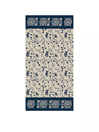BASSETTI | Duschtuch 70x140cm BRENTA Grau | dunkelblau