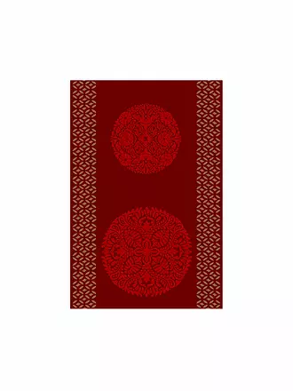 BASSETTI | Gästetuch PALLAVICINO 40x60cm Grau | rot