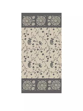 BASSETTI | Handtuch 50x100cm BRENTA Grau | dunkelblau