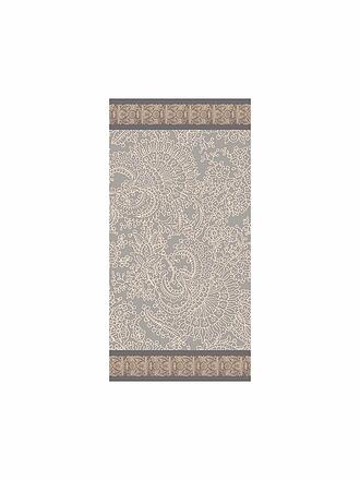 BASSETTI | Handtuch 50x100cm MONREALE Rot/Orange | hellgrau