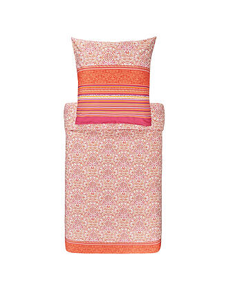 BASSETTI | Satin Bettwäsche Arona 70x90cm / 140x200cm Rosa | rosa