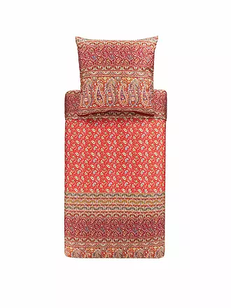 BASSETTI | Satin Bettwäsche IMPERIA 70x90cm/140x200cm rot | rot