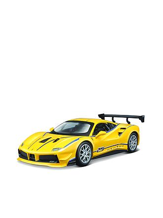 BBURAGO | Modellfahrzeug - Ferrari Racing 1:24 Ferrari 488 Challenge | gelb