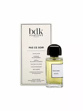 BDK | Pas ce Soir Eau de Parfum Natural Spray 100ml | keine Farbe