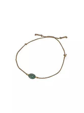 BEAUTIFUL STORY | Edelsteinkarte - Armband Lapislazuli | grün