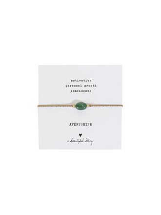 BEAUTIFUL STORY | Edelsteinkarte Aventurin | braun