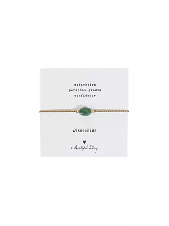 BEAUTIFUL STORY | Edelsteinkarte Aventurin | braun