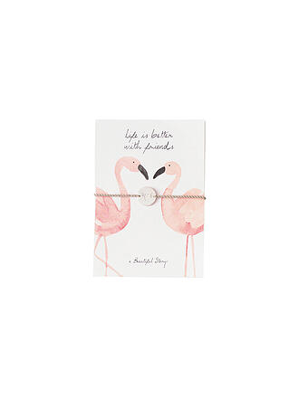 BEAUTIFUL STORY | Schmuckpostkarte Flamingos | rosa