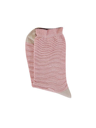 BECKSÖNDERGAARD | Damen Socken Esta Glitta | rosa
