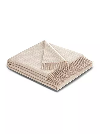 BIEDERLACK | Kaschmir Wohndecke MODERN CLASSIC 130x170cm Vivo Soliver | beige
