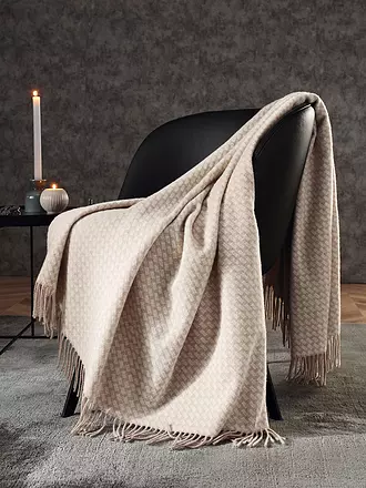 BIEDERLACK | Kaschmir Wohndecke MODERN CLASSIC 130x170cm Vivo Soliver | beige