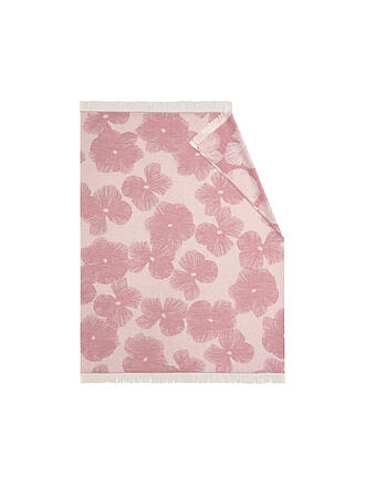 BIEDERLACK | Wohndecke - Plaid 130x180cm Charmed Summer Blossom Berry | rosa