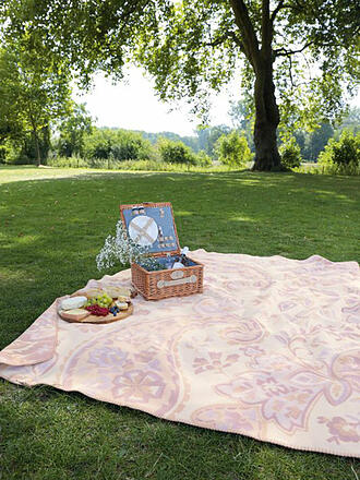 BIEDERLACK | Wohndecke - Plaid 150x200cm Charmed Summer Charm | rosa