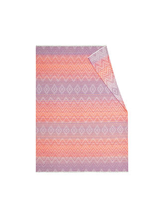 BIEDERLACK | Wohndecke - Plaid 150x200cm Charmed Summer Joy Plum | rosa