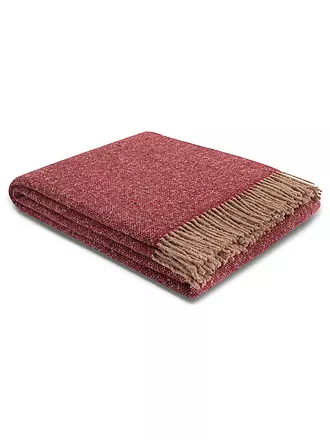 BIEDERLACK | Wohndecke - Plaid SOULFUL CRAFTED 140x190cm Anthrazit | beere