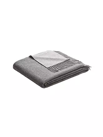 BIEDERLACK | Wohndecke Plaid CASHMERE 130x170cm Malva/Creme | grau