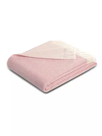 BIEDERLACK | Wohndecke Plaid MODERN CLASSIC 130x170cm Green Ecru | rosa