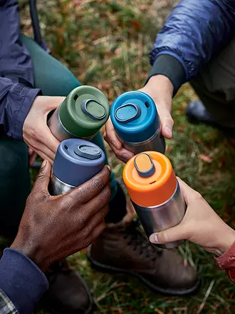 BLACK+BLUM | Thermosbecher - Edelstahlbecher to Go 340ml Orange/Edelstahl | olive