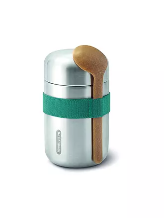 BLACK+BLUM | Thermosbehälter - Food Flask 400ml Ozean/Edelstahl | olive