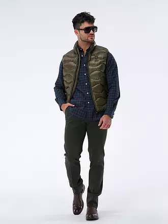 BLAUER | Steppgilet | olive