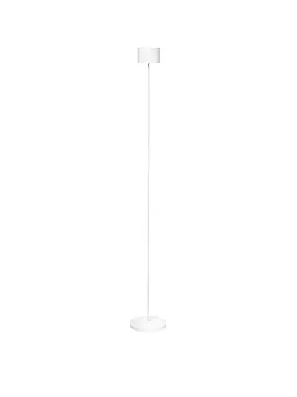 BLOMUS | Mobile LED Stehleuchte FAROL 115cm Burned Metal | weiss