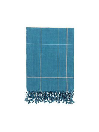 BLOOMINGVILLE | Tagesdecke - Plaid Golan Cotton 170x130cm Blau | blau