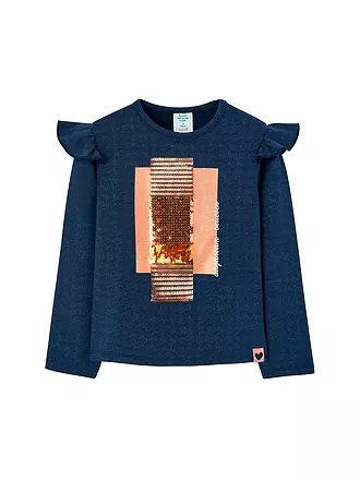 BOBOLI | Mädchen Langarmshirt | dunkelblau