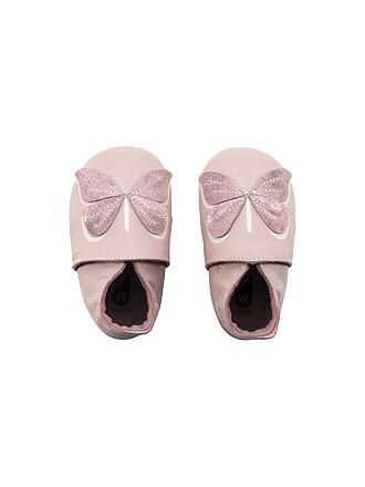BOBUX | Baby Krabbel- und Hausschuhe SCHMETTERLING | mint