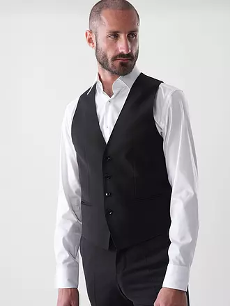 BOSS | Anzugweste H-HUGE | schwarz