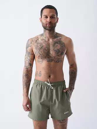 BOSS | Badeshorts  DOGFISH | olive