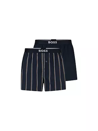 BOSS | Boxershorts 2er Pkg. open blue | blau