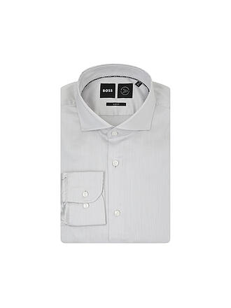 BOSS | Hemd Slim Fit P-HANK | hellgrau