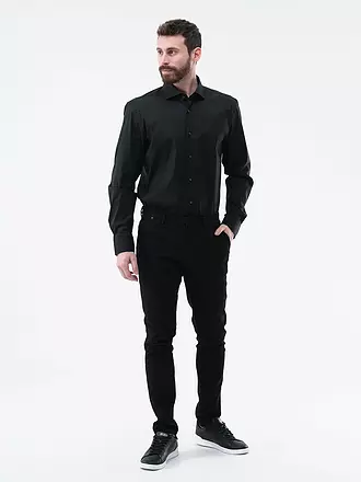 BOSS | Hemd Slim Fit P-HANK | schwarz