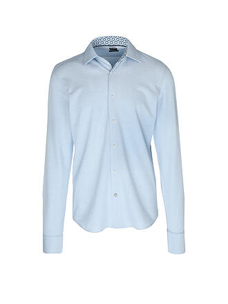 BOSS | Jerseyhemd Casual Fit | hellblau